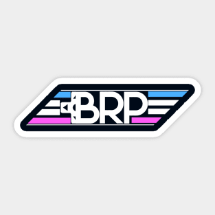 Boss Rush Podcast Trans Rights Logo Sticker